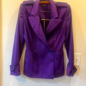 Emanuel Ungaro Purple Blazer